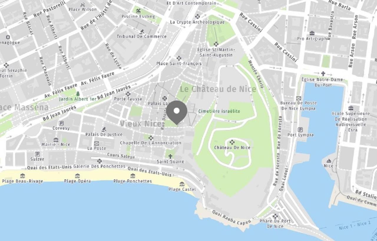 Aparthotel Riviera - Old Town - 2 Minutes Promenade Des Anglais Et Plage - Charmant Appartement 2 Pieces Ac - Chateau 2 Nice Exterior photo